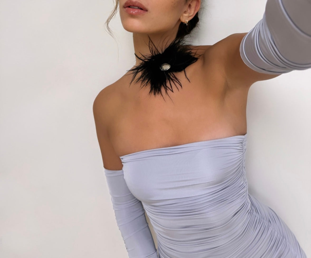 La Plume Tube Dress